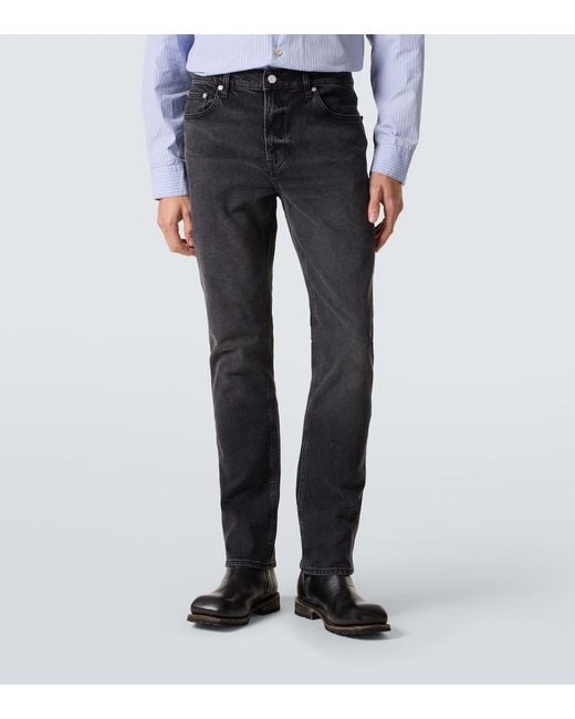 FRAME Blue Modern Straight Jeans for men