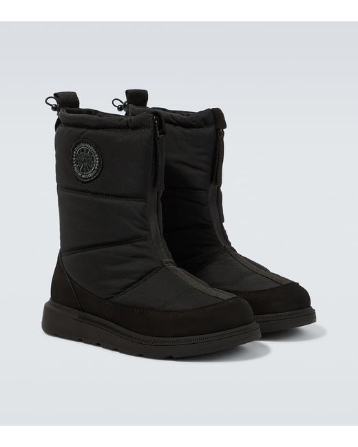 Canada Goose Crofton Fold Puffer Boots in Black for Men | Lyst