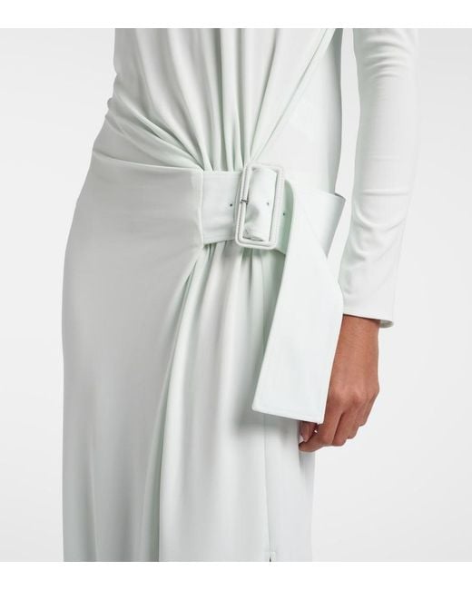 Courreges White Jersey Maxi Dress