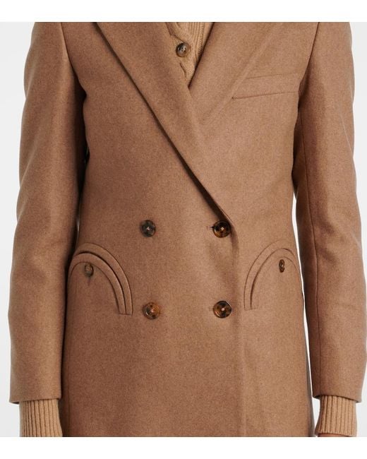 Blazé Milano Brown Cholita Everyday Wool-Blend Blazer