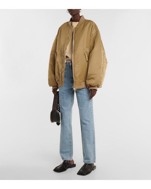 Frankie Shop Natural Astra Technical Bomber Jacket