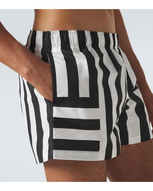 Banador A Rayas Versace de hombre de color White
