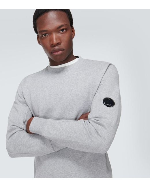 C P Company Sweatshirt aus Baumwolle in Gray für Herren