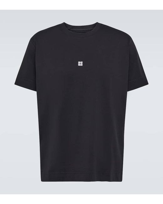 Givenchy T-Shirt 4G aus Baumwoll-Jersey in Blue für Herren