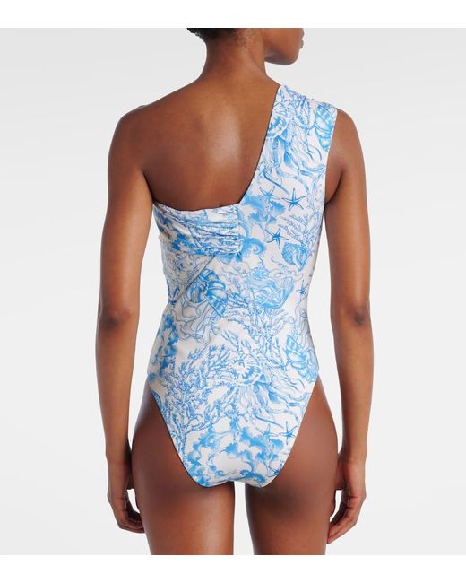 Versace Blue One-Piece