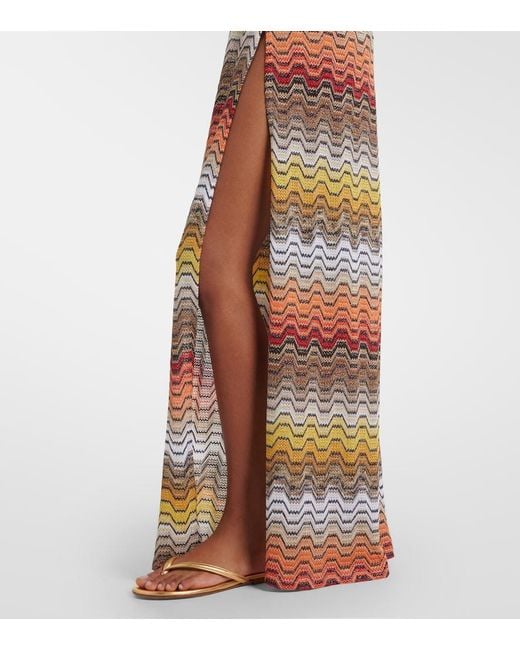 Missoni White Wave Lame Jumpsuit