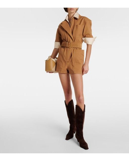 Max Mara Natural Angora Boiler Suit Playsuit