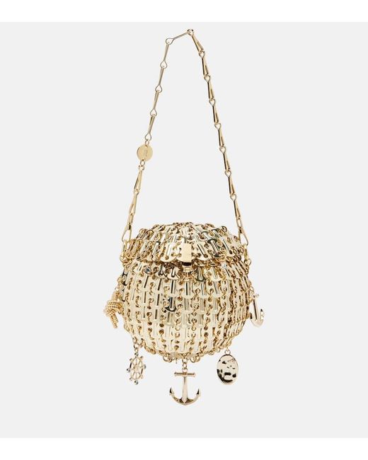 Rabanne Metallic 1969 Ball Mini Shoulder Bag