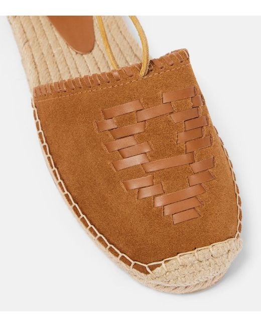 Isabel Marant Brown Celsi Leather Espadrilles