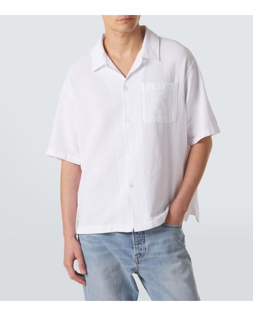 FRAME White Cotton Shirt for men