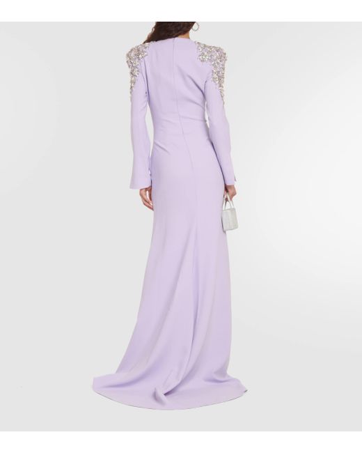 Jenny Packham Purple Kay Gown