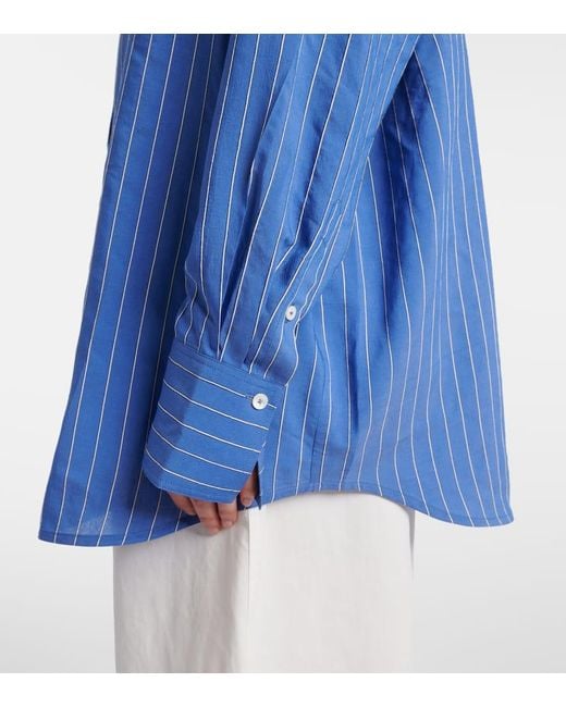 Totême  Blue Striped Shirt