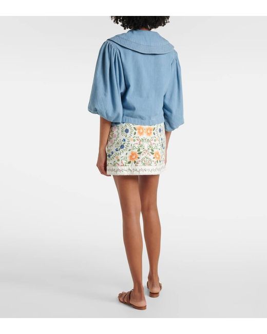 Farm Rio Blue Jeanshemd