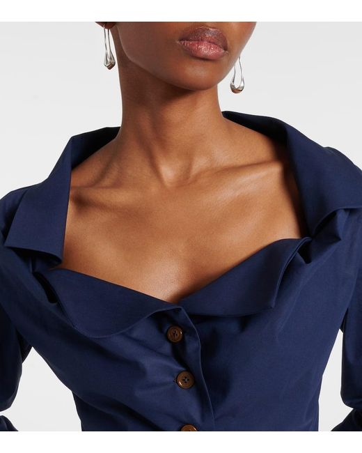 Camisa Monday De Algodon Vivienne Westwood de color Blue