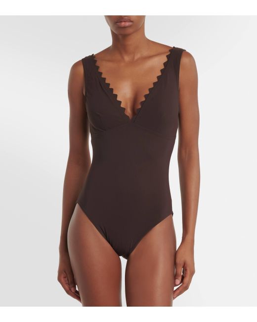Karla Colletto Brown Ines Swimsuit
