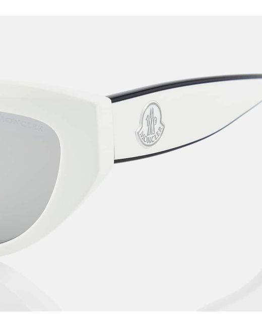 Gafas de sol cat-eye Modd Moncler de color White