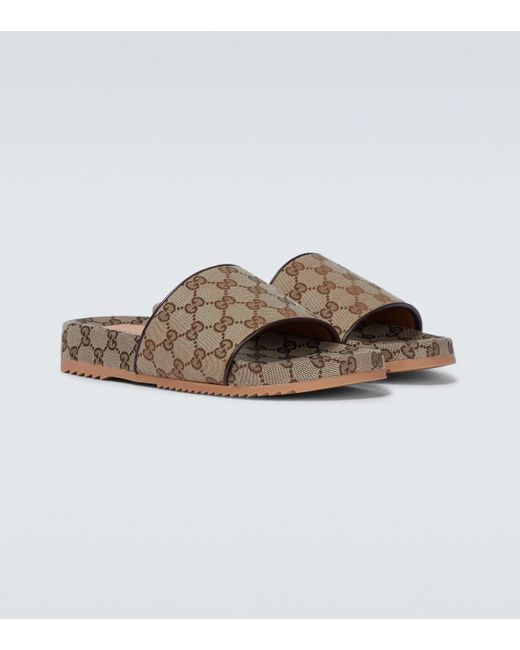 mens canvas slides