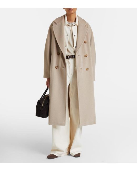 Max Mara Natural Madame Wool And Cashmere Coat