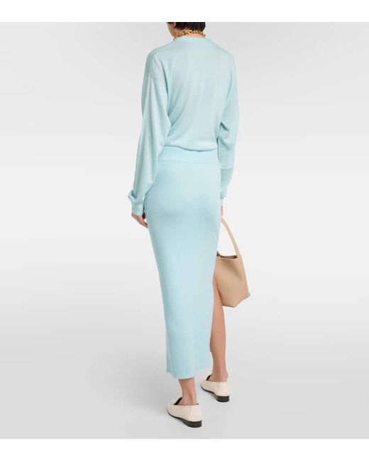 Lisa Yang Blue Midirock Ronja Aus Kaschmir