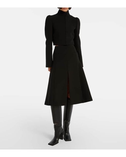 Alaïa Blue Cropped Jacket