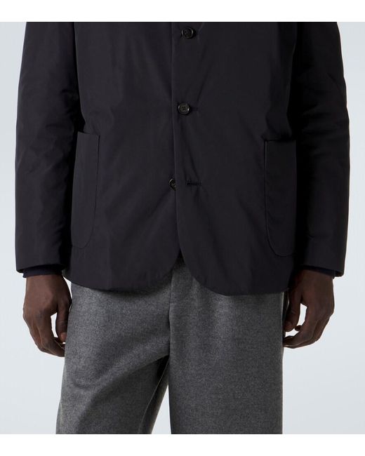 Jil Sander Blue Padded Jacket for men