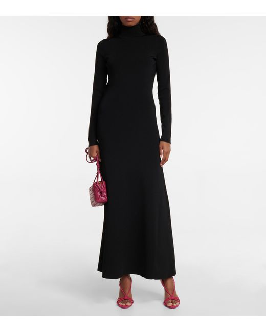 Victoria Beckham Ribbed-knit Maxi Dress 