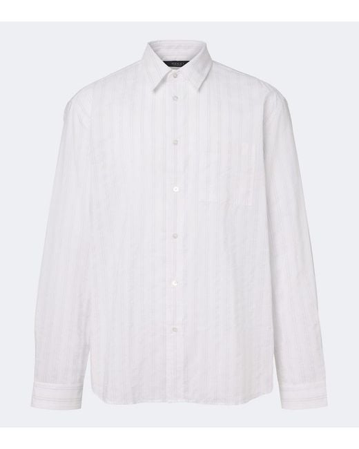 Gucci White Striped Shirt for men