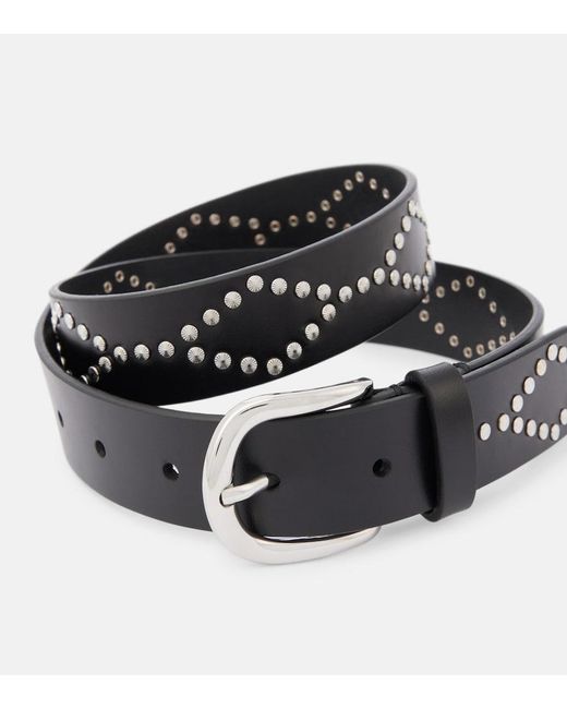 Isabel Marant Black Liliana Leather Belt