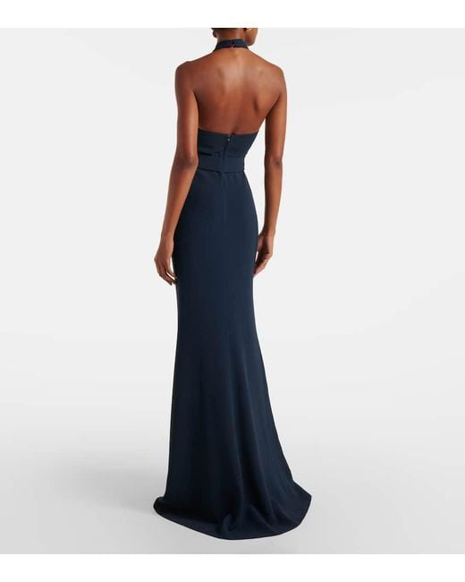 Robe Longue Elie Saab en coloris Blue