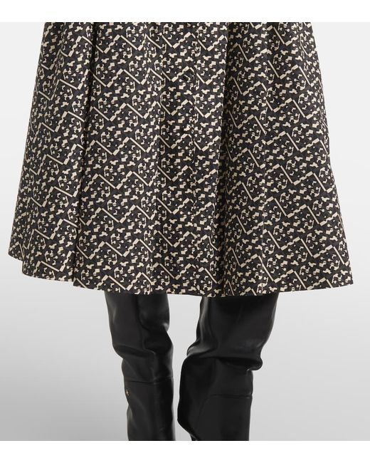 Tory Burch Gray Printed Shirt Dress