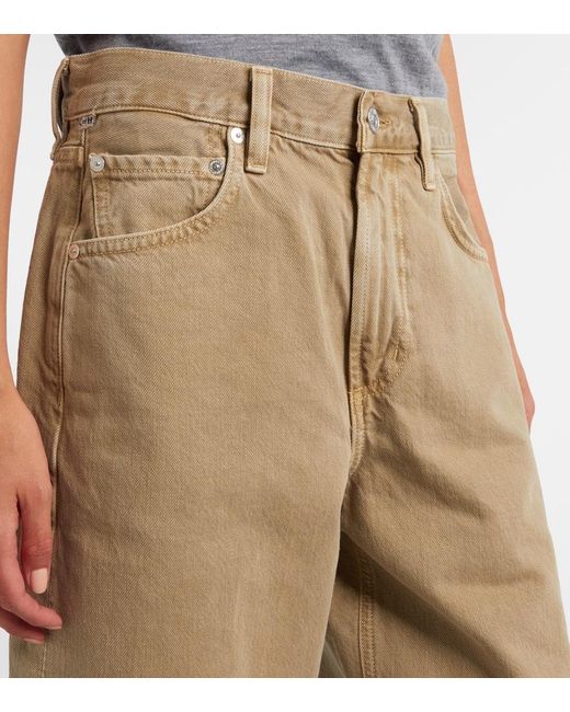 Citizens of Humanity Natural Court Denim Bermuda Shorts