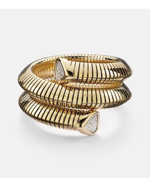 Marina B Metallic Trisola Triple 18Kt Bracelet With Diamonds