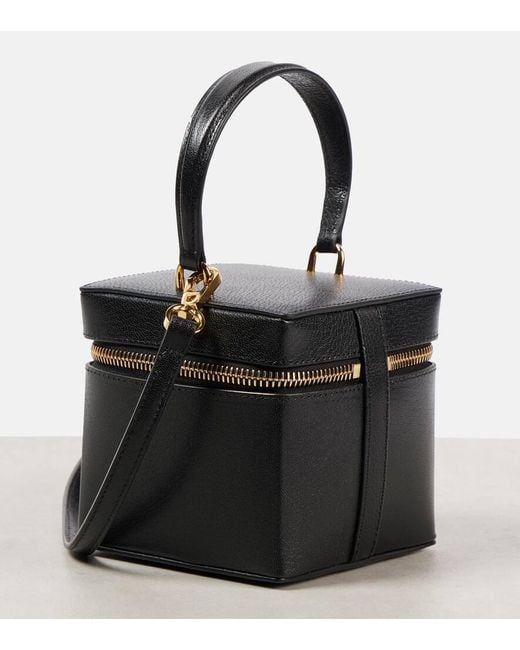 Alaïa Black Schultertasche Cube Aus Leder