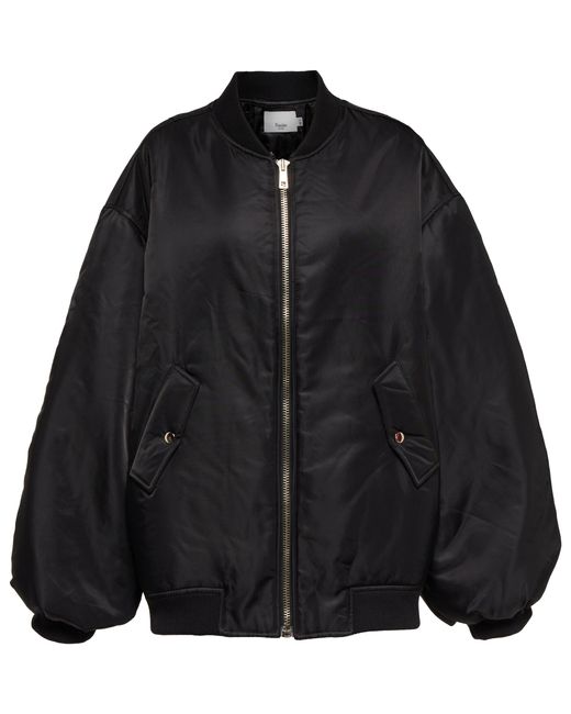 Frankie Shop Astra Technical Bomber Jacket in Black | Lyst