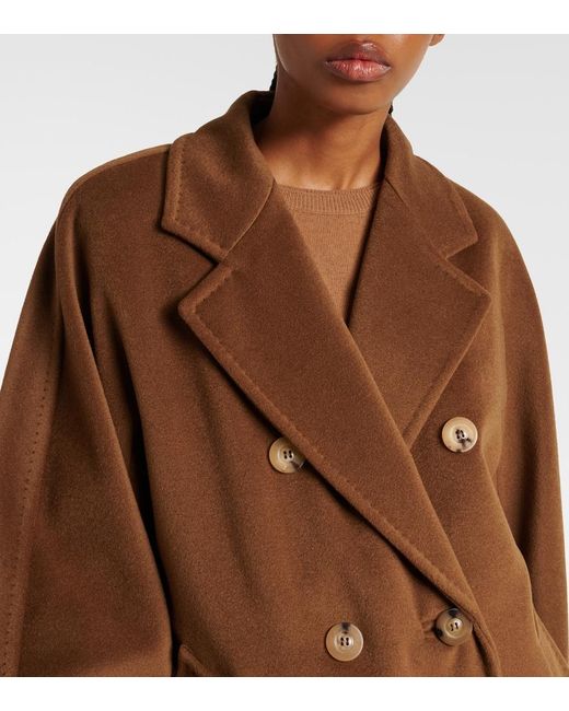 Max Mara Brown 101801 Icon Wool And Cashmere Coat