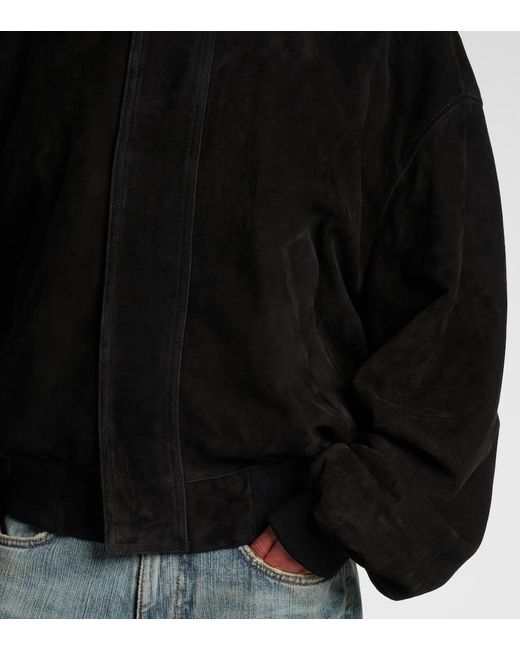 Balenciaga Black Suede Jacket