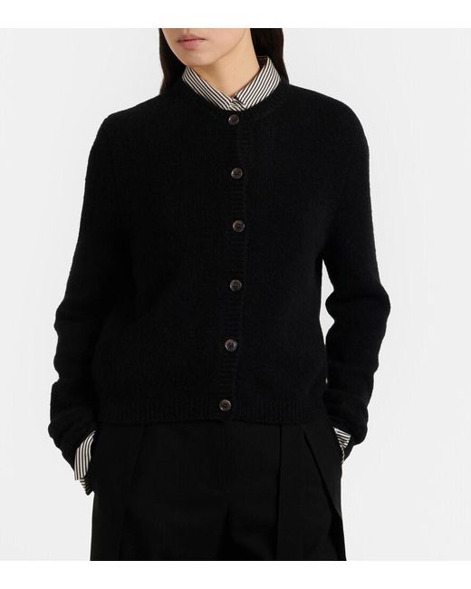 Lisa Yang Black Felicia Cashmere And Silk Cardigan