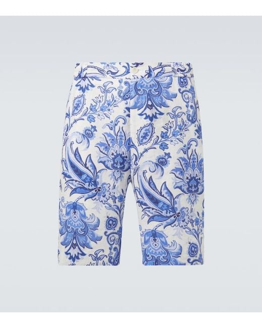 Bermuda di Etro in Blue da Uomo