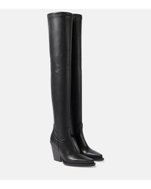 Paris Texas Black Vegas Over-The-Knee Boots