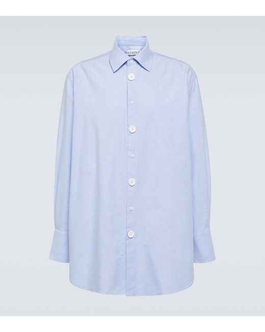 J.W. Anderson Blue Cotton Shirt for men