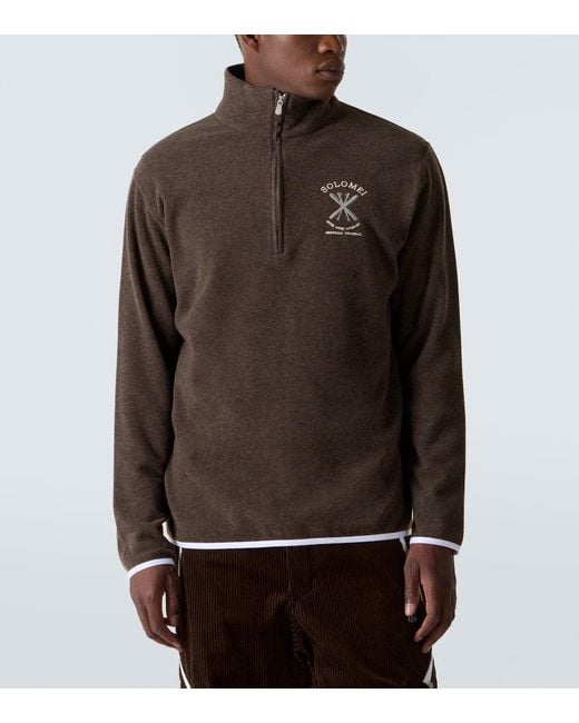 Jersey En Mezcla De Cachemir Y Algodon Brunello Cucinelli de hombre de color Brown
