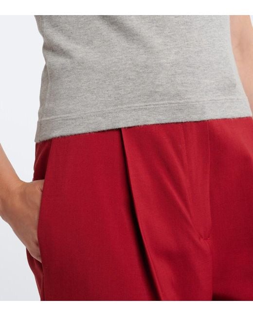 Extreme Cashmere Gray N°292 America Cotton And Cashmere T-Shirt