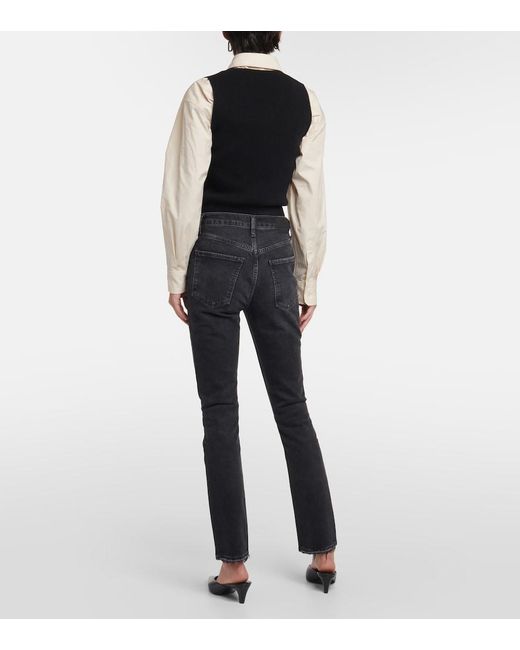 Citizens of Humanity Blue Jolene High-Rise Slim Jeans