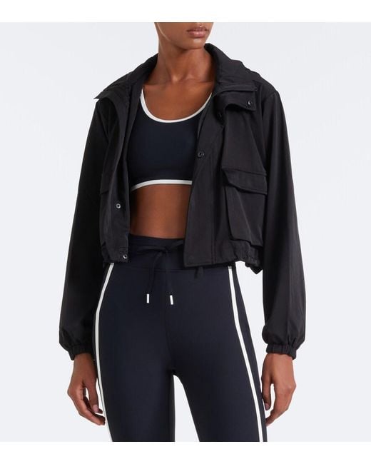 The Upside Black Ace Cropped Jacket