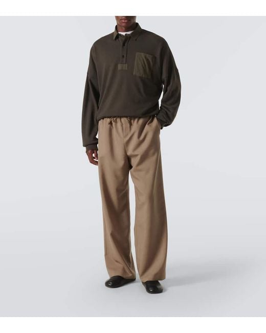 Polo Dende En Coton Et Cachemire The Row pour homme en coloris Green