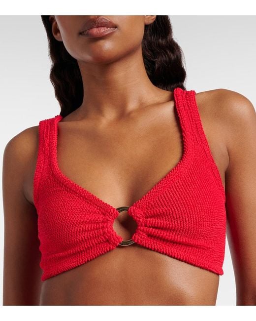 Hunza G Red Nadine Bikini