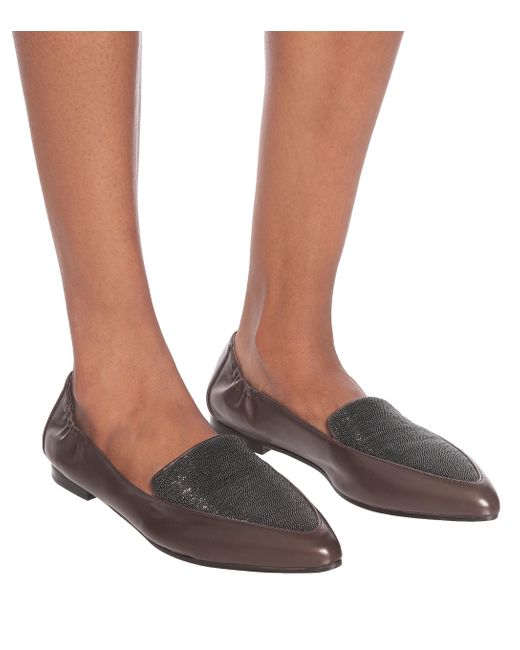 brunello cucinelli flats