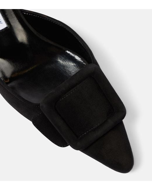 Mules Maysale 50 De Ante Manolo Blahnik de color Black