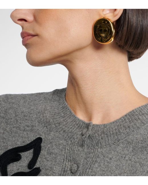 Pendientes Areli Banados En Oro Jennifer Behr de color Metallic