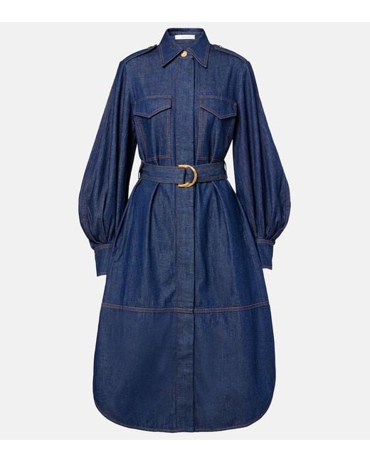 Robe Midi En Jean Zimmermann en coloris Blue